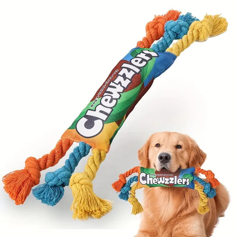 Candy Design Squeaky Dog Chew Toy