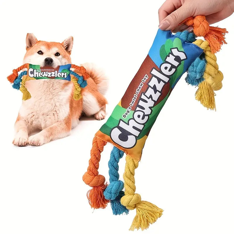 Candy Design Squeaky Dog Chew Toy