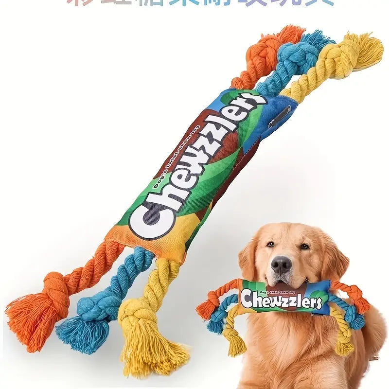 Candy Design Squeaky Dog Chew Toy