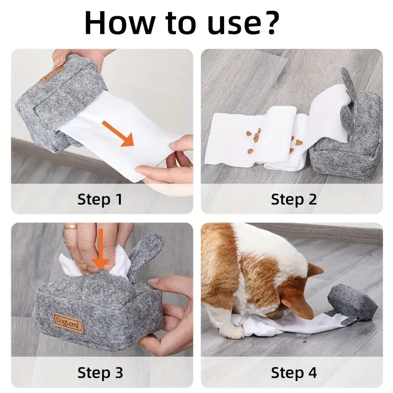 Pet Tissue Box Toy
