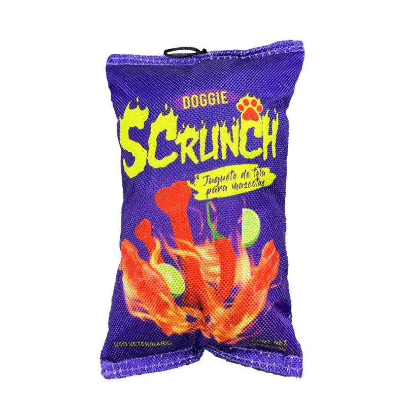 Squeaky Chip-Shaped Plush
