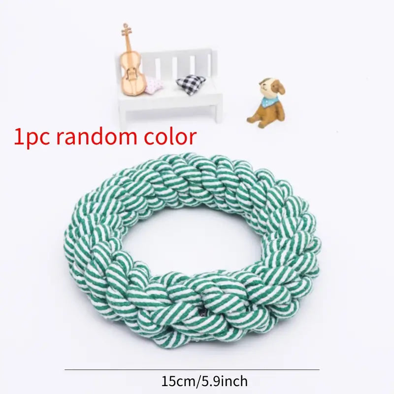 Woven Design Pet Chew Ring