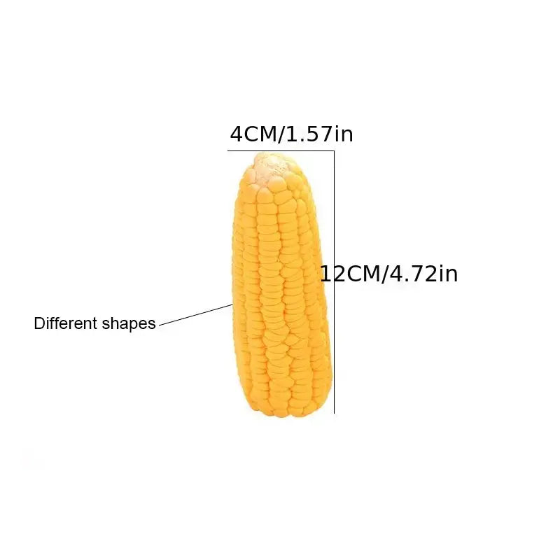 Corn Design Durable Dog Chew Latex Toys