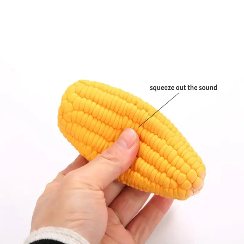 Corn Design Durable Dog Chew Latex Toys