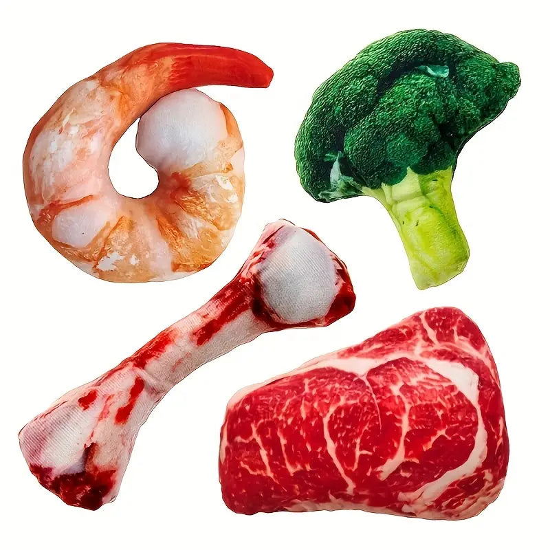 Food Design Squeaky Plush