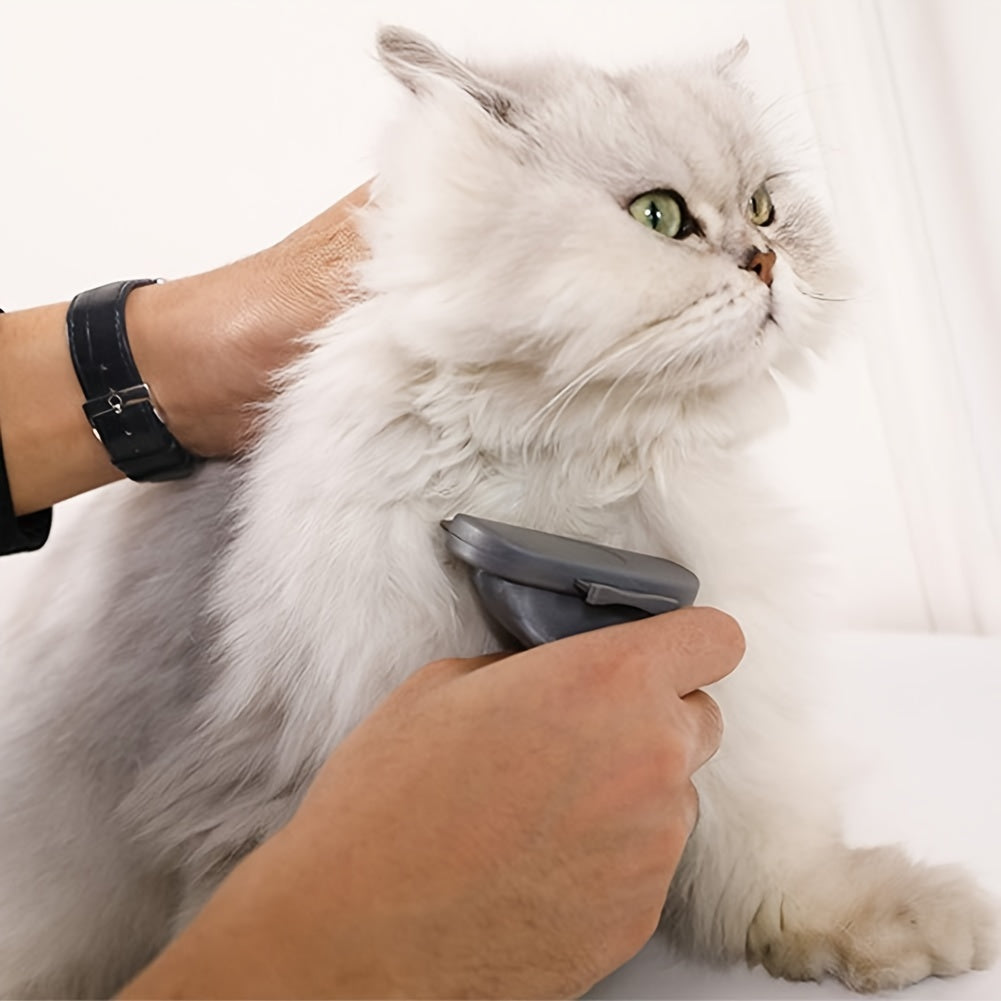 Effortless Self-Cleaning Pet Grooming Brush