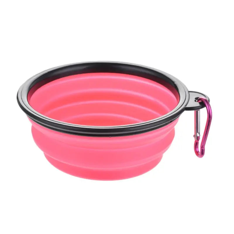 Portable Pet Food Bowl: Foldable & Durable
