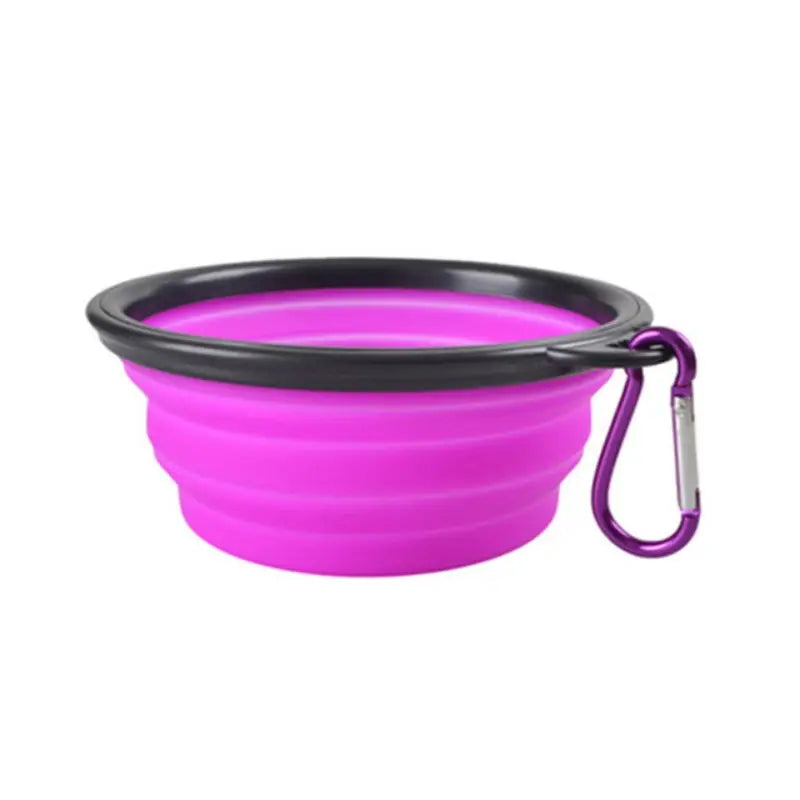 Portable Pet Food Bowl: Foldable & Durable