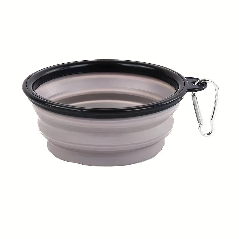 Portable Pet Food Bowl: Foldable & Durable