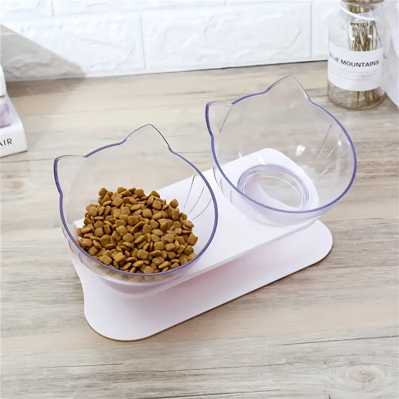 Raised Pet Food And Water Bowls