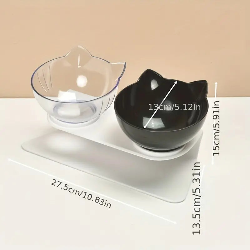 Raised Pet Food And Water Bowls