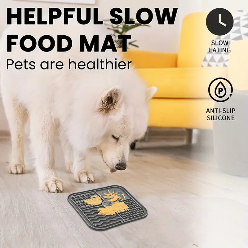 Square Dog Licking Pad