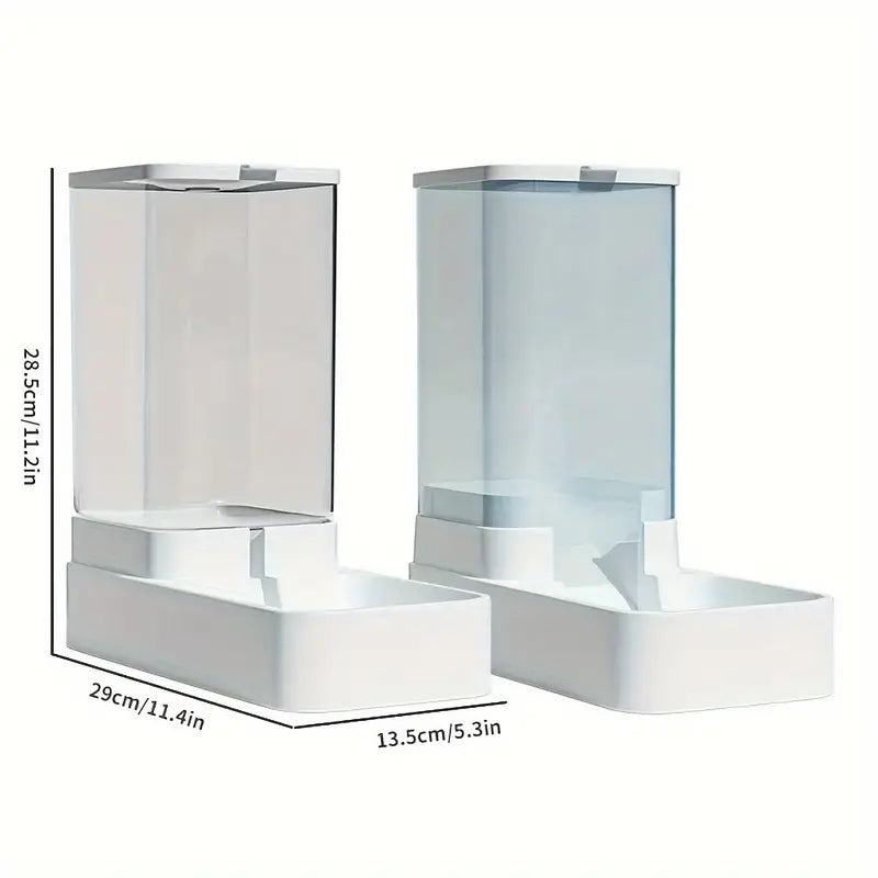 Easy-Refill Automatic Pet Feeder and Water Dispenser