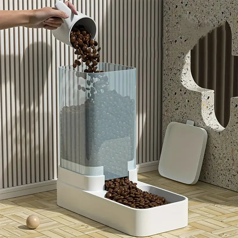 Easy-Refill Automatic Pet Feeder and Water Dispenser