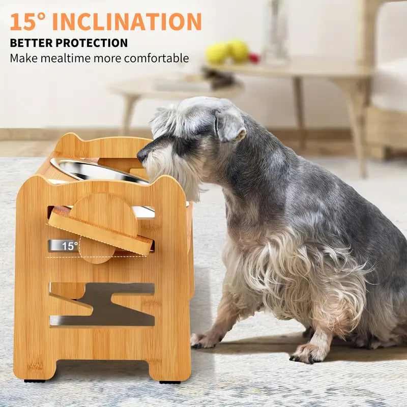 Adjust as They Grow - 6 Levels Pet Bowl