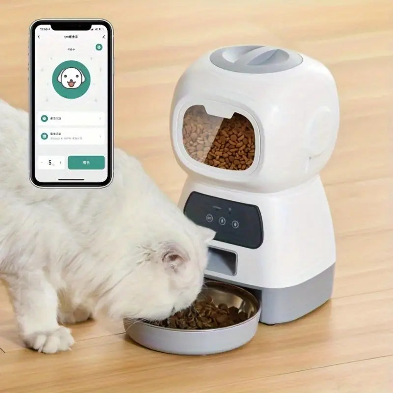 Automatic Pet Feeder (Button or App Control)