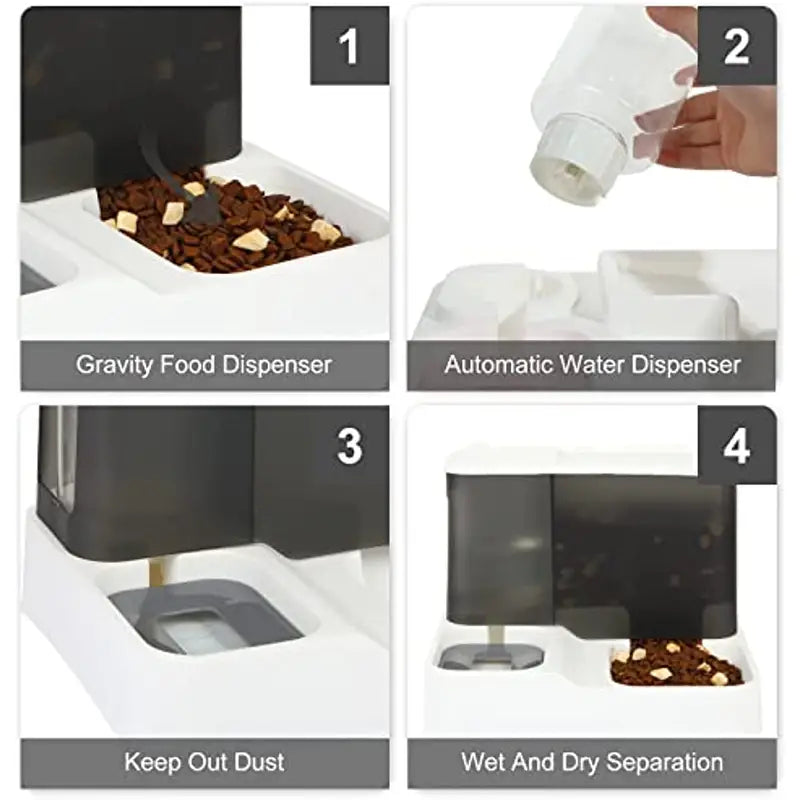 2-in-1 Automatic Pet Feeder
