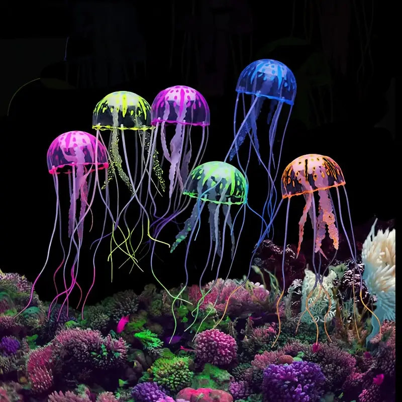 Glowing Silicone Fake Jellyfish