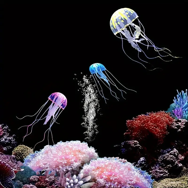 Glowing Silicone Fake Jellyfish