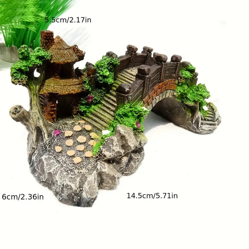 Aquarium Landscaping Bridge
