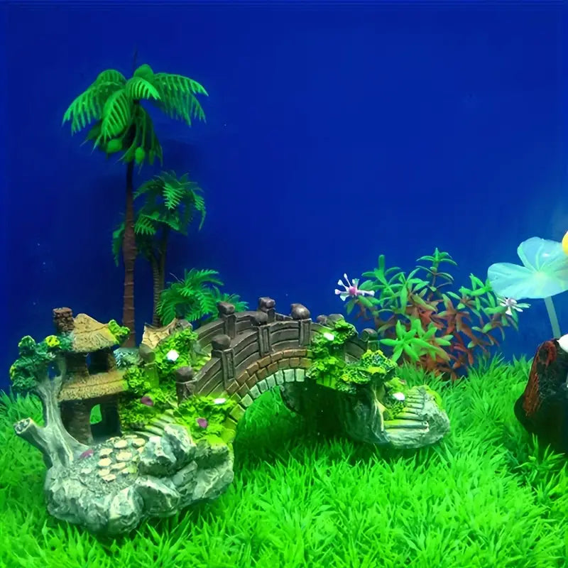 Aquarium Landscaping Bridge