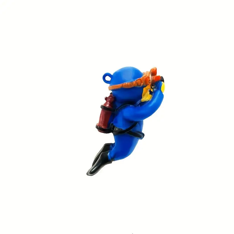 Miniature Artistic Scuba Diver Figurine