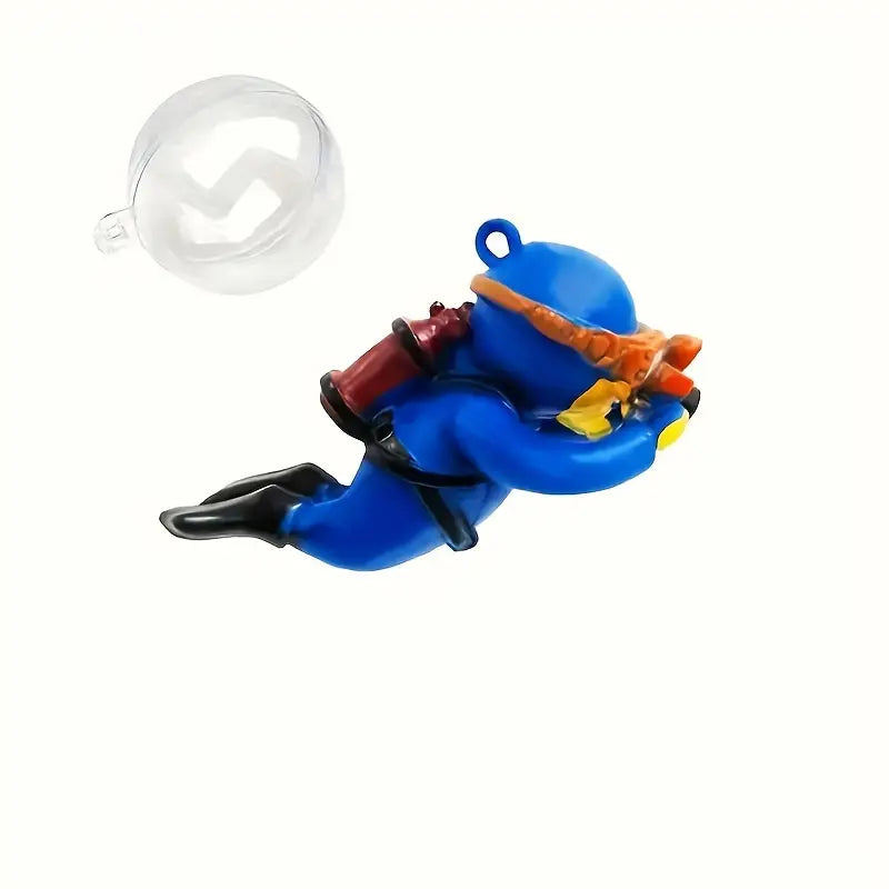 Miniature Artistic Scuba Diver Figurine