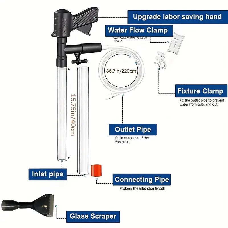 Aquarium Gravel Cleaner Pro