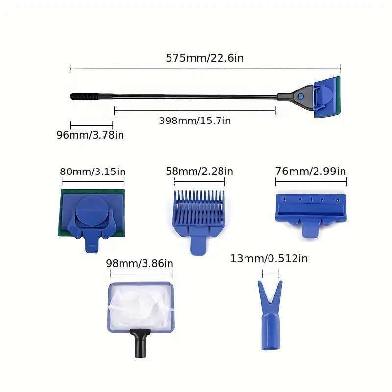 5 In 1 Fish Tank Cleaning Kit