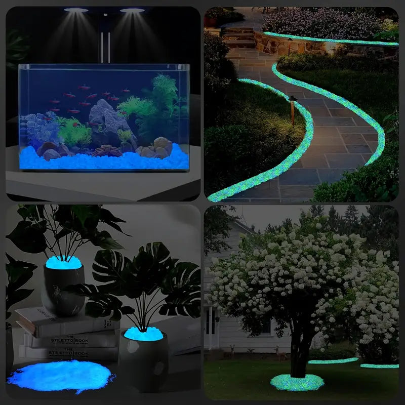 2200pcs Radiant Nighttime Aquarium Gems