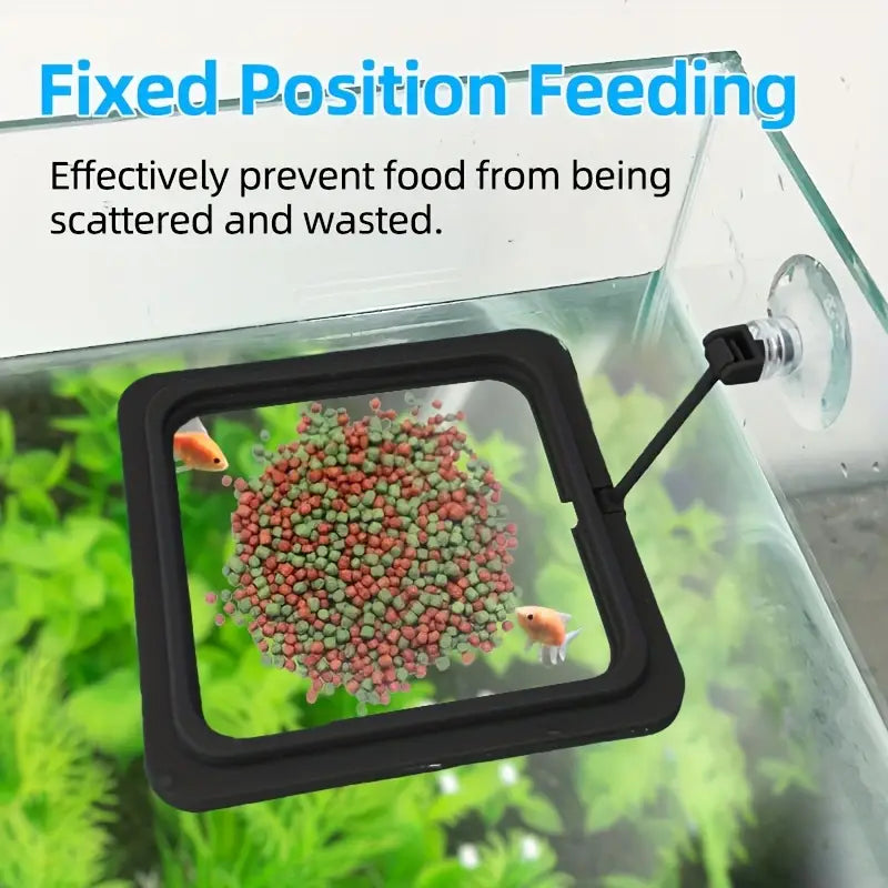 Non-Slip Fish Feeding Rings for Aquariums