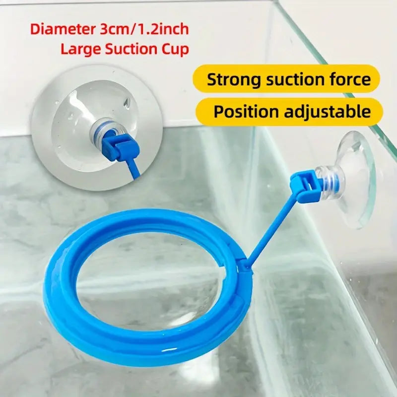 Non-Slip Fish Feeding Rings for Aquariums