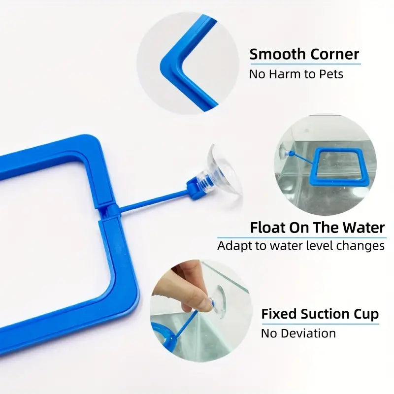 Non-Slip Fish Feeding Rings for Aquariums