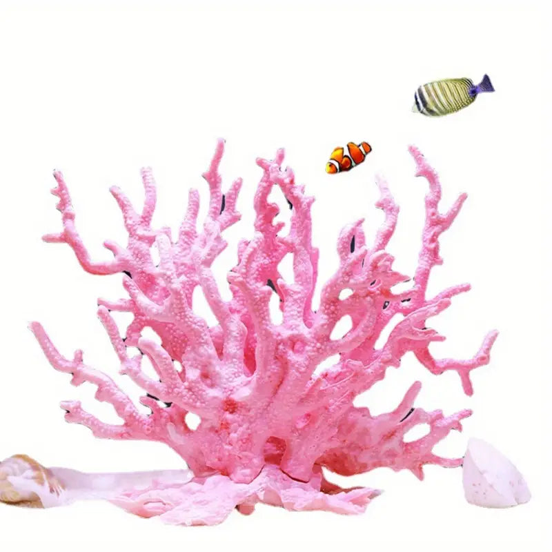 Vibrant Aquarium Coral and Water Grass Simulation