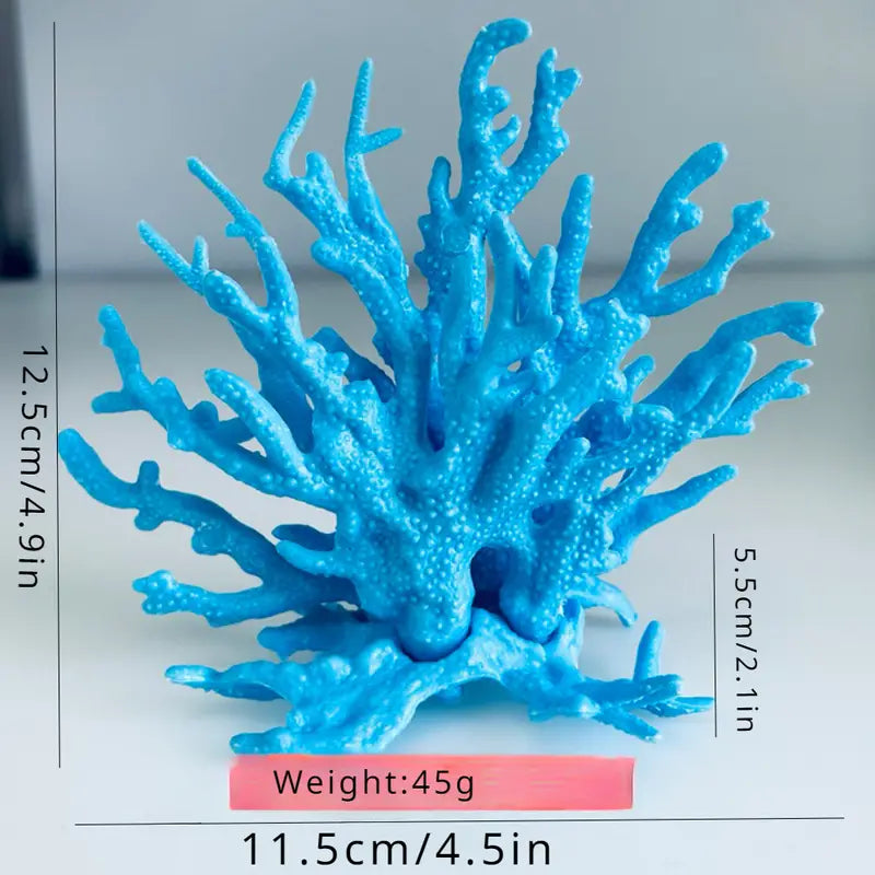 Vibrant Aquarium Coral and Water Grass Simulation