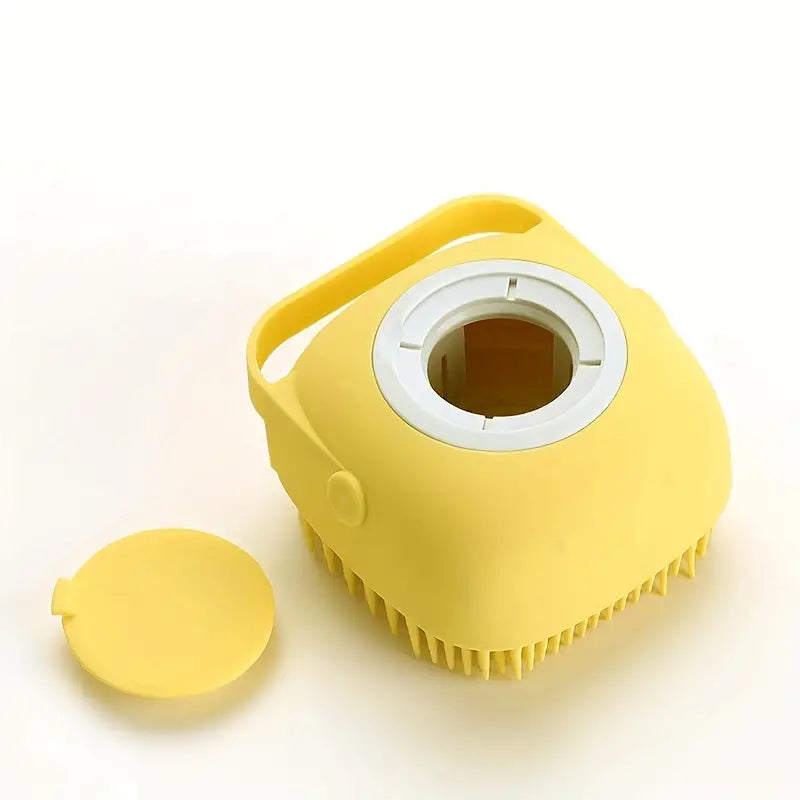 Pet Shampoo Silicon Brush