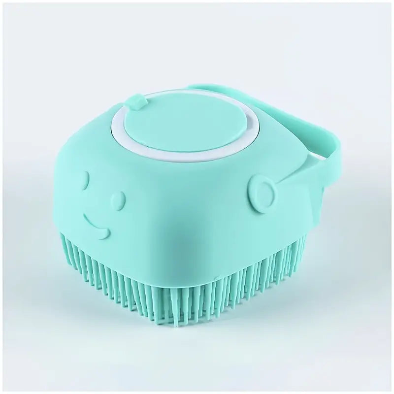 Pet Shampoo Silicon Brush