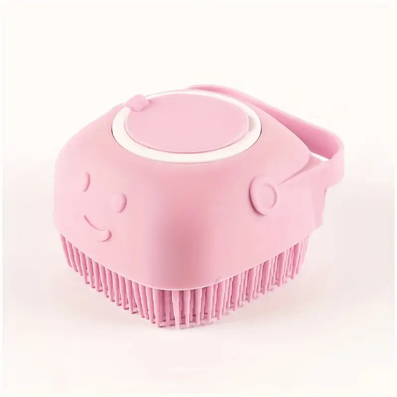 Pet Shampoo Silicon Brush