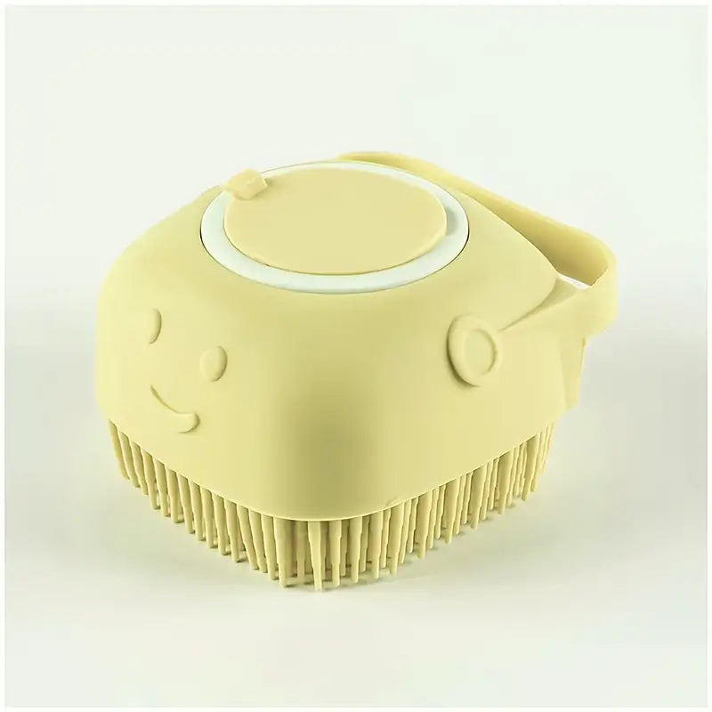 Pet Shampoo Silicon Brush