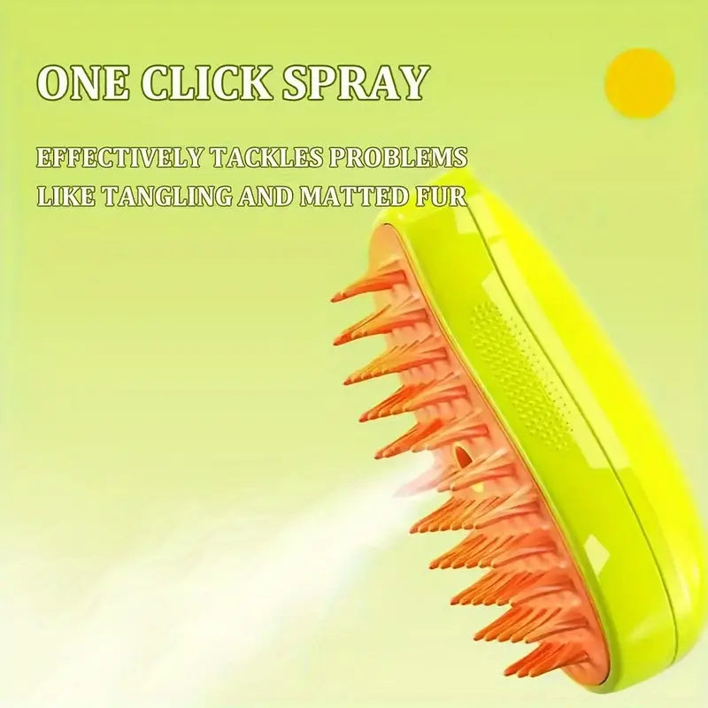 3 in 1 self-cleaning Massage Comb - USB Charging