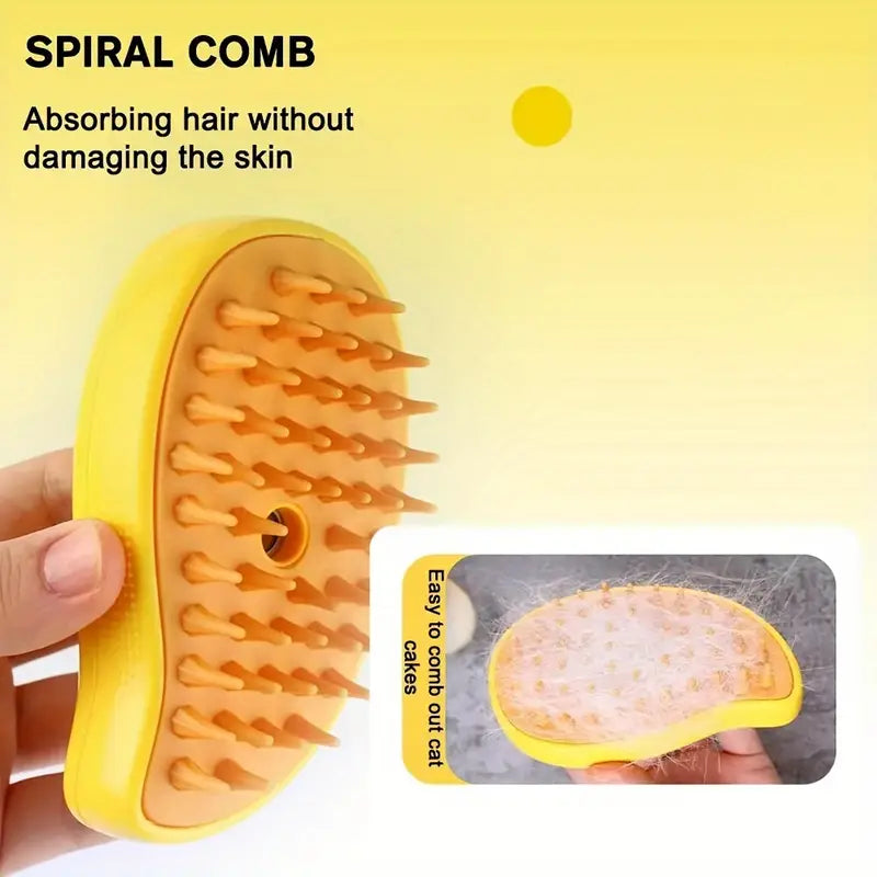 3 in 1 self-cleaning Massage Comb - USB Charging