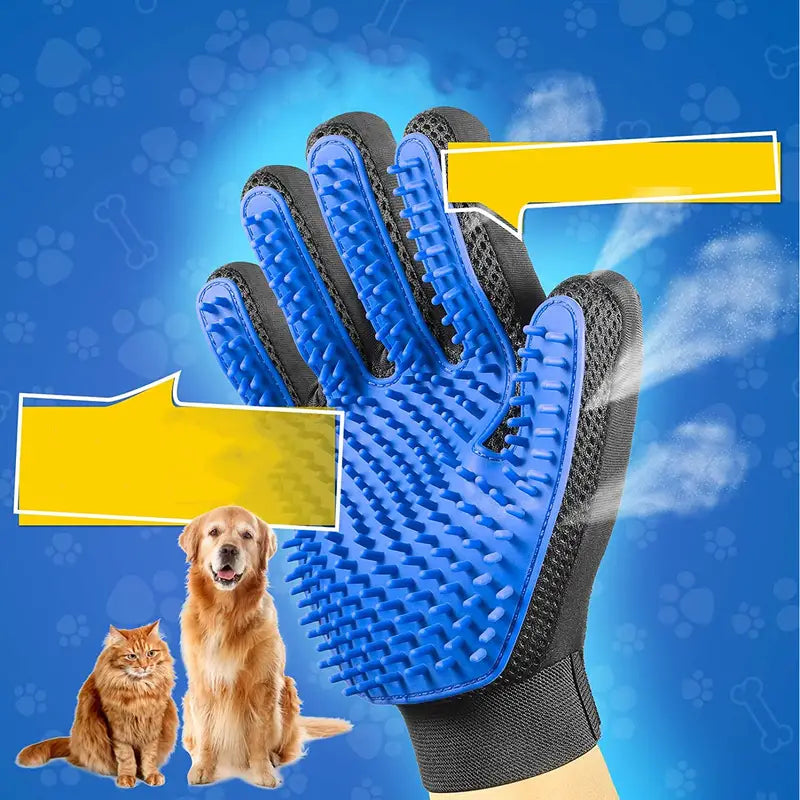 1pair Pet Grooming Glove