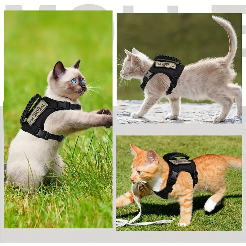 Adjustable 600D Tactical Pet Vest Harness