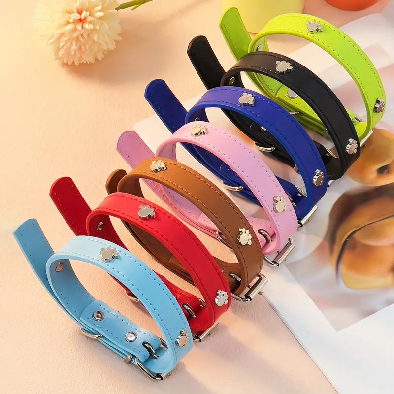 Footprint Pattern Pet Collar