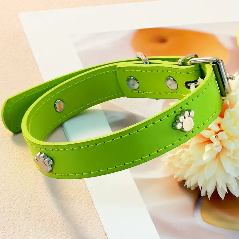 Footprint Pattern Pet Collar