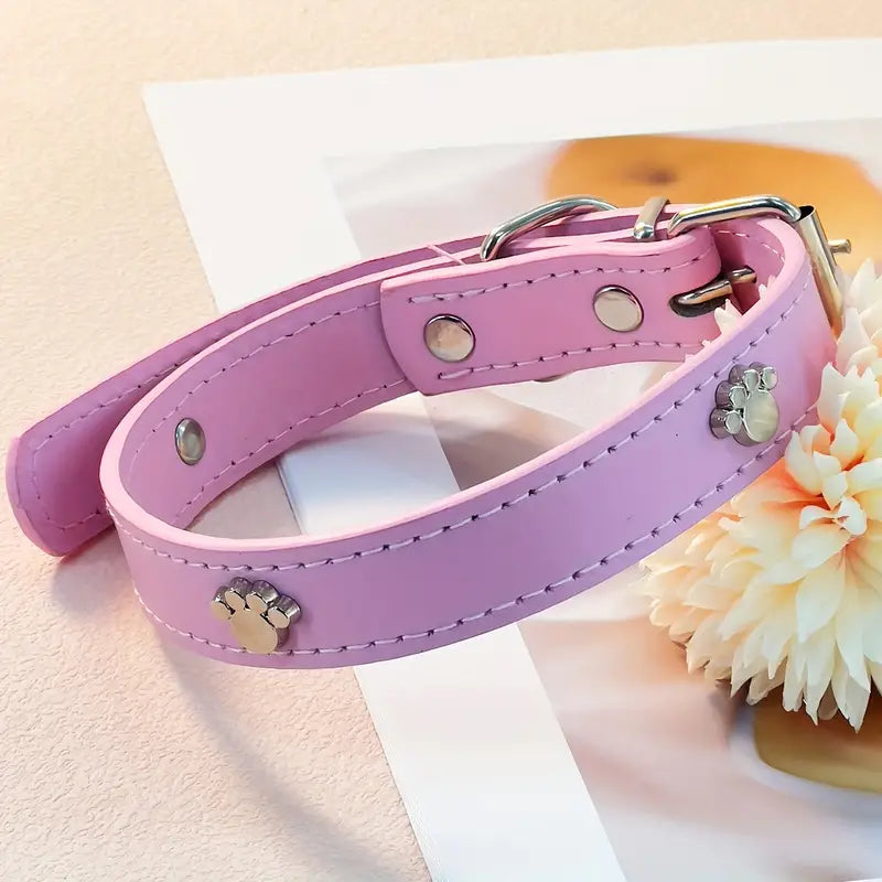 Footprint Pattern Pet Collar