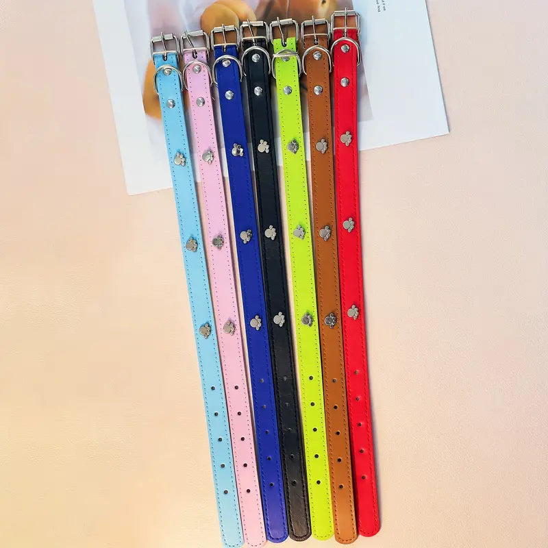 Footprint Pattern Pet Collar