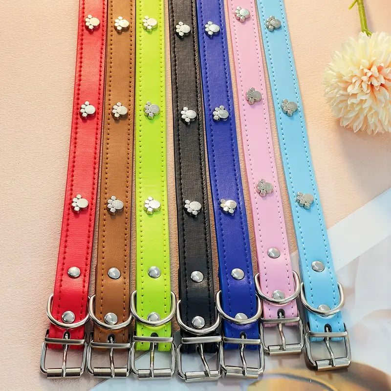 Footprint Pattern Pet Collar