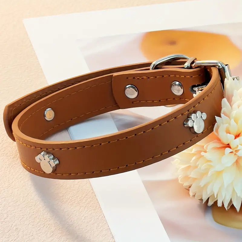 Footprint Pattern Pet Collar