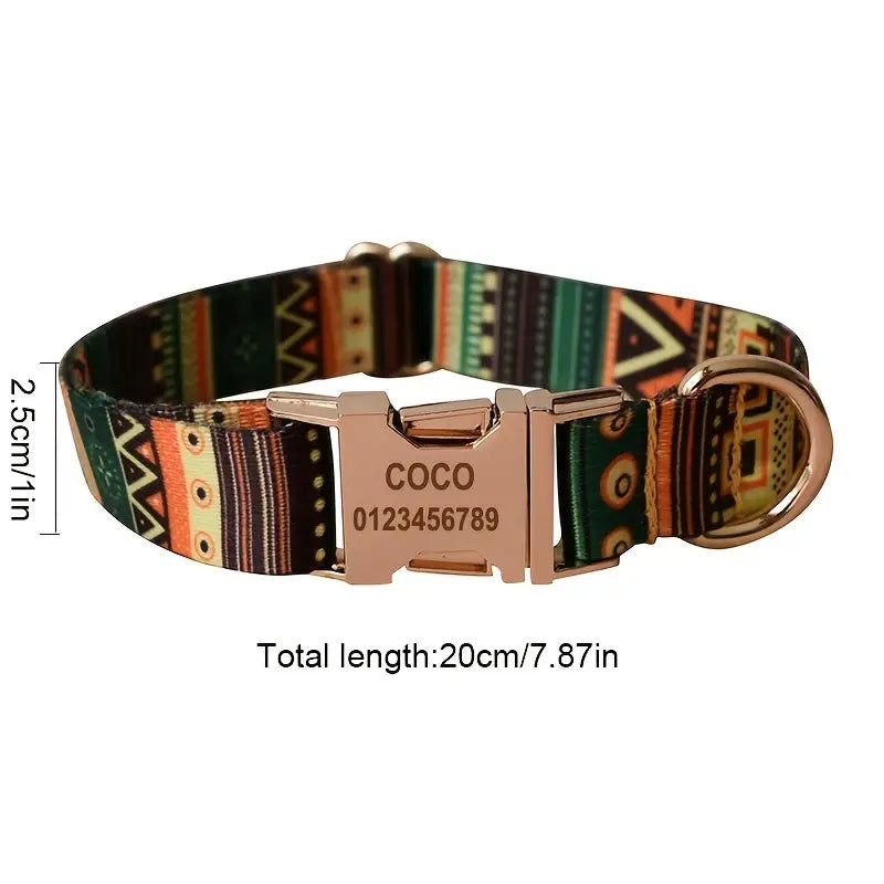 Custom Personalized Pet Dog Collar